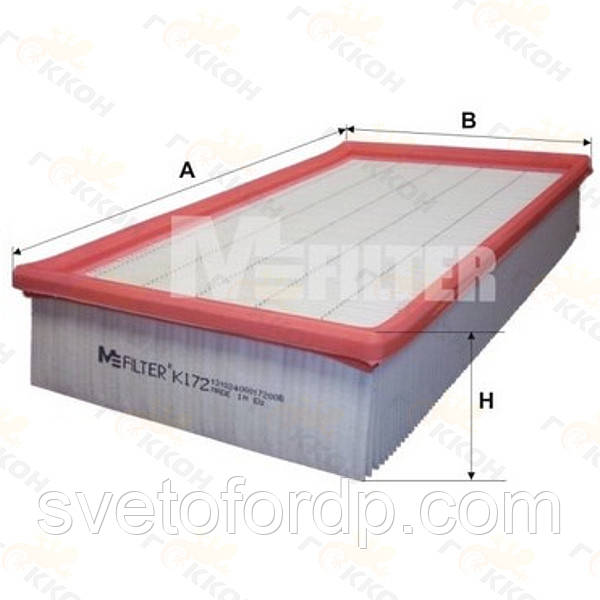 Фільтр повітряний Audi, VW [MFilter, Литва], фото 1
