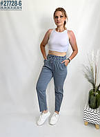 Жіночі штани у тонку смужку розмірний ряд 28,29,30,31,32,33