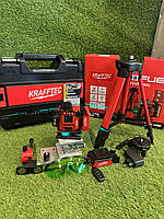 Krafftec Germany 4D лазерний рівень BL-16 (штатив, мікроліфт у комплекті) PROFESSIONAL (16 ЛІНЕЙ — 4 X 360°)