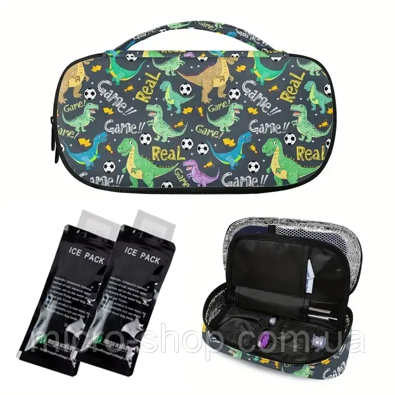 Термопенал термочохол термосумка для інсуліну ліків з холодоагентами, фото 1