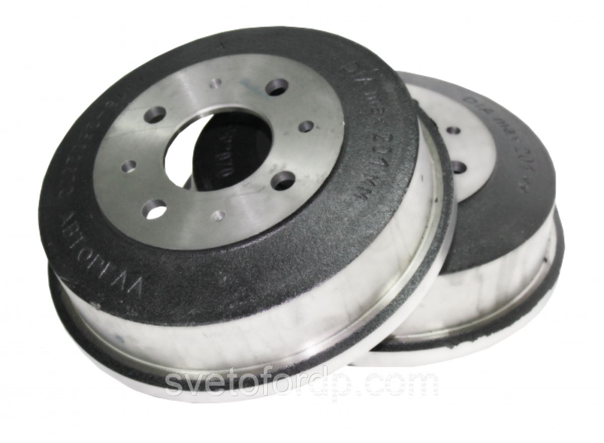 Барабан гальмівний задній ВАЗ 2108 (чавун) "ЄВРО" к-т 2 шт. (АвтоРеал) АВ1118-3502070, фото 1