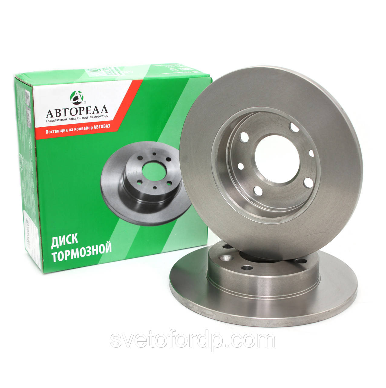Диск гальмівний Renault Logan, Dacia Logan, Renault 11,19 перед. (238 х 12 / компл. 2шт.) [АвтоРеал] (AV0003), фото 1