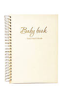 Альбом першого року життя малюка Baby Book The First Year (українська мова), бежевий, фото 2