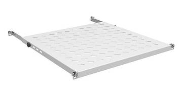 Полиця 19", 0.5U, глибина 350мм, кріплення 350-450мм, 70кг максимально, сіра ZPAS