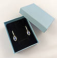 Срібні сережки з танзанітом СТ1290/ц-тз, фото 3