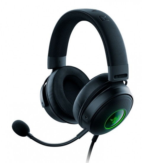 Гарнітура ігрова Razer Kraken V3, 7.1, USB-A, RGB, 2м, чорний, фото 1
