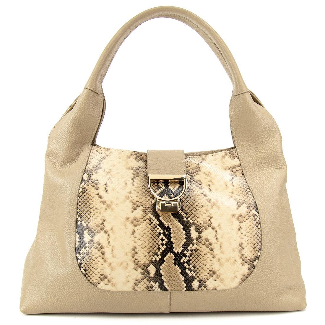 Сумка жіноча шкіряна Tavinchi CH-555WB-R світло-бежева