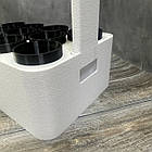 Горщик Вазон для вирощування зелені методом гідропоніки з ФІТО підсвіткою, фото 4