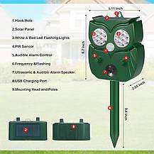 2 шт. Модернізований ультразвуковий відлякувач шкідників, Amazon, Німеччина, фото 2