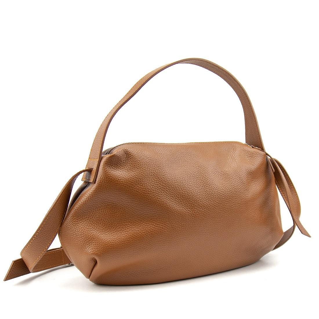 Сумка жіноча шкіряна Firenze Italy F-IT-0565C руда м'яка