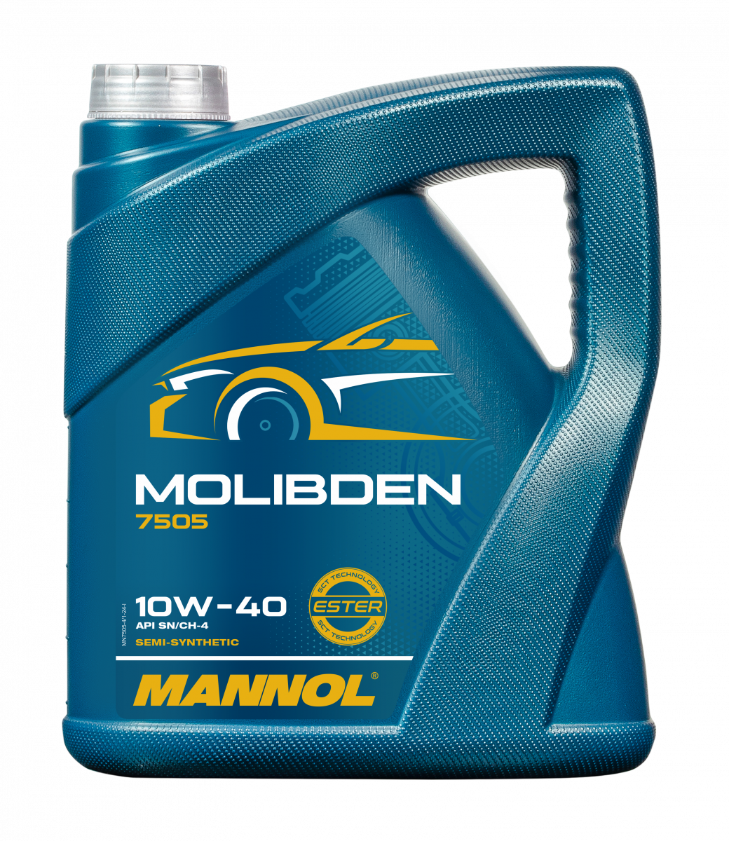 Олія MANNOL 10w-40 MOLIBDEN BENZIN 4 л, фото 1
