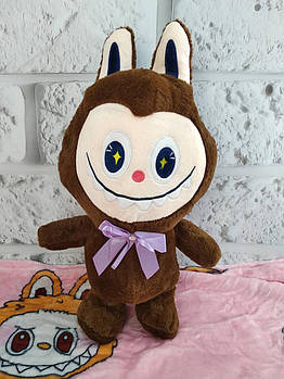 Плед — м'яка іграшка 3 в 1 Лабубу коричневый