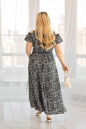 Неймовірна жіноча сукня, тканина "Софт" 56, 58, 60, 62 розмір 56, фото 2