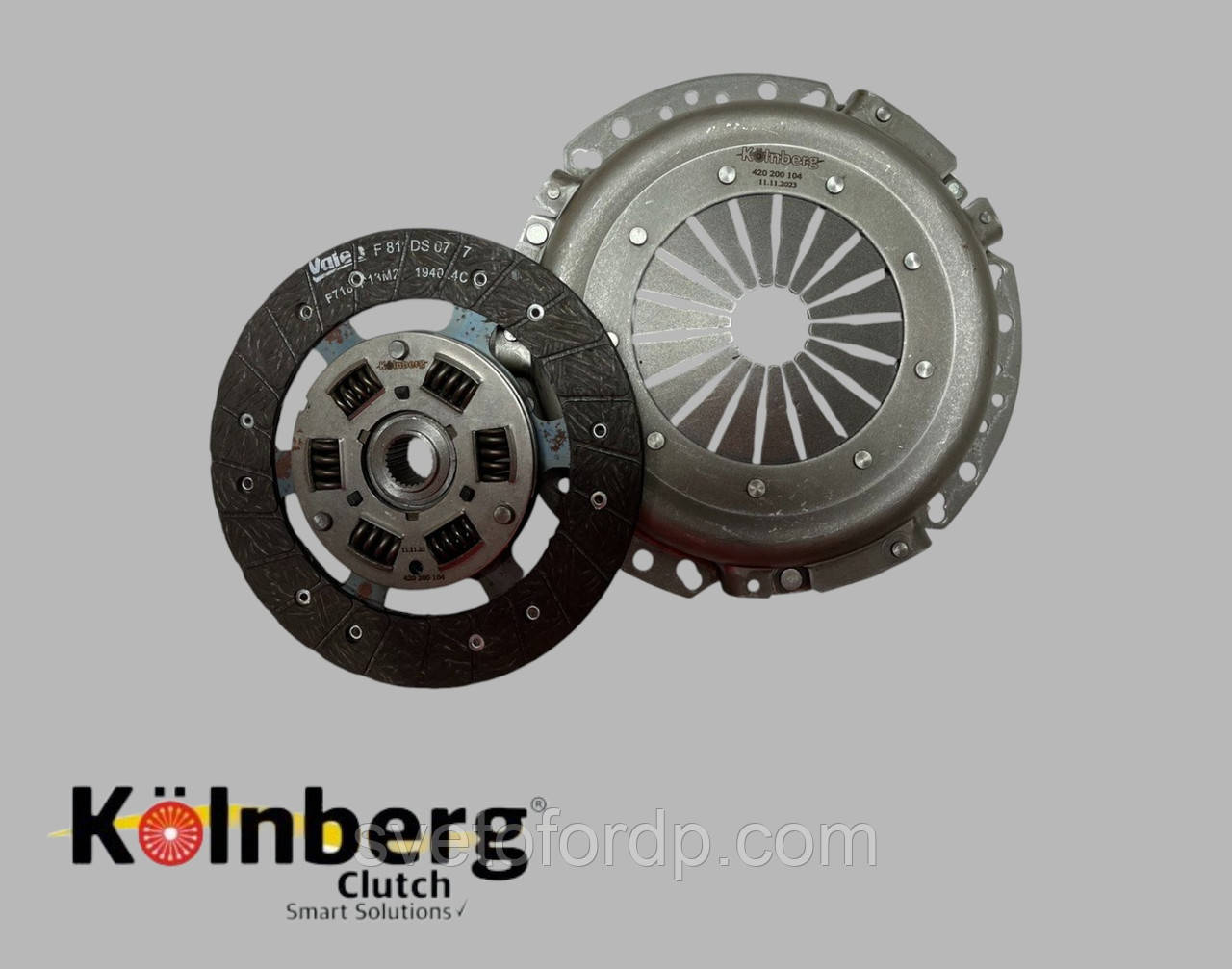 Комплект зчеплення Dacia Logan 1.6, Sаndero 1,6 без/виж. [Kolnberg Tурция] 6001548020, фото 1