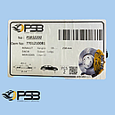 Диск гальмівний передній RENAULT Kangoo, Kangoo Express, Kangoo Be Bop, Zeo  кт.-2шт."Air Cooled" [PSB Tурция], PSB52200, фото 2
