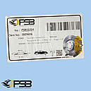 Диск гальмівний передній FORD C-max, C-max II, Focus C-max, Focus II/SW кт.-2шт. [PSB Туреччина], PSB55204, фото 3