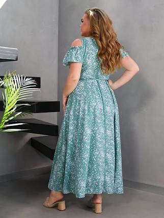 Неймовірна жіноча сукня, тканина "Софт" 50, 52, 54, 56, 58, 60, 62 розмір 50, фото 2