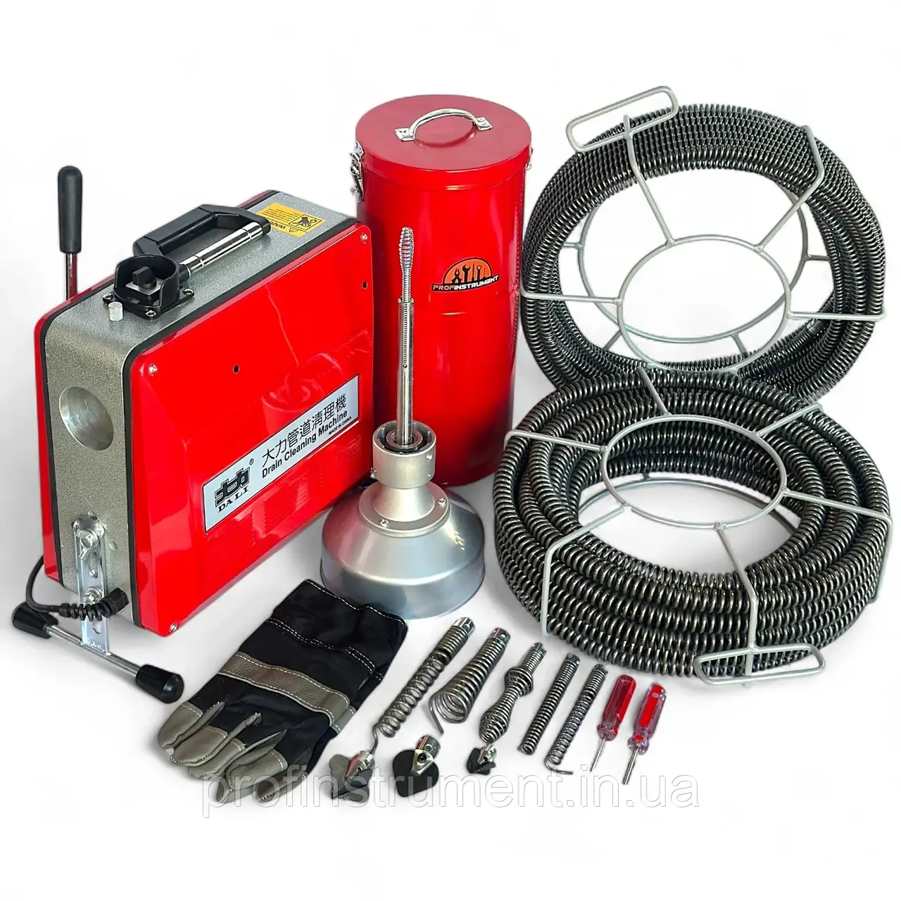 Машина для чищення трубопроводів Dali GQ-150 (390 Вт, 20 – 150 Ø), фото 1