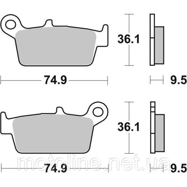 Гальмівні колодки Renthal RC-1 Works Brake Pads, фото 1