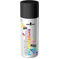 Емаль NEW TON універсальна 9005 чорний мат, в аер. пакованні, 400 мл