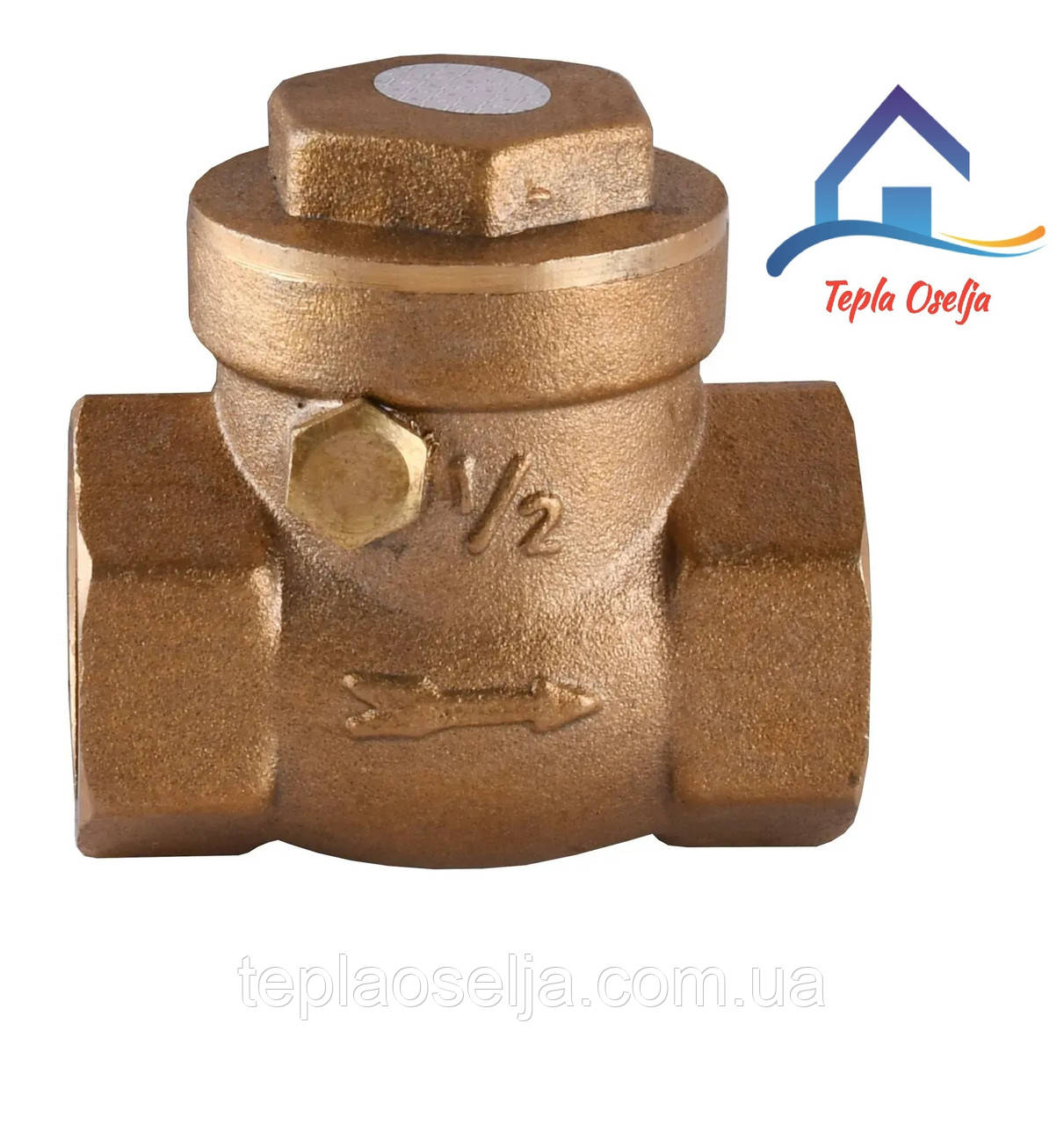 Клапан зворотного ходу води SOLOMON 1/2″ хлопавка, фото 1