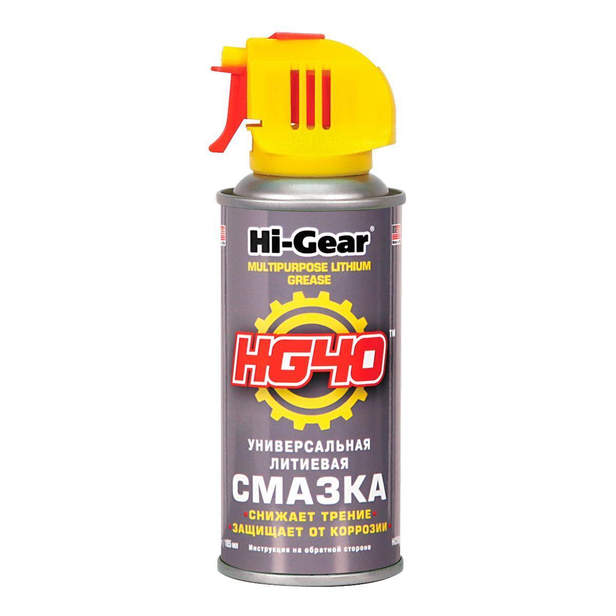 Мастило літієве універсальне аерозоль Hi-Gear 185 мл (HG5504) (12 шт. уп), фото 1