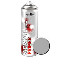 Емаль ґрунт. NEW TON акрил. сірий, аер. пакованні 500 мл