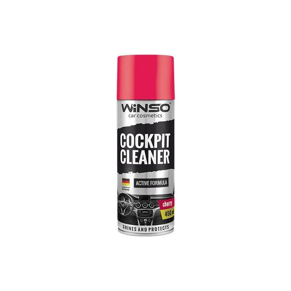 Поліроль для приладової панелі WINSO Cockpit Cleaner 450ml вишня (12 шт./ясть), фото 1