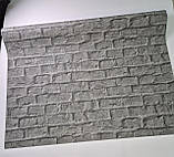 Шпалери вінілові 1,06 × 10,05 м Marburg Loft Superio 1034120, з імітацією цегли для вітальні, спальні, фото 5