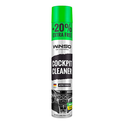 Поліроль для приладової панелі WINSO Cockpit Cleaner 750ml аер. пак. лимон (12 шт./ясть), фото 1
