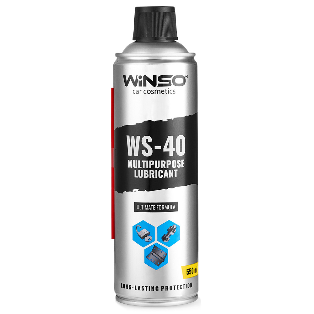 !!!! АКЦІЯ (10 шт. + 1 шт.) Мастило багатофункціональне 550 мл WINSO MULTIPURPOSE LUBRICANT WS-40 (3403 19 80 90), фото 1