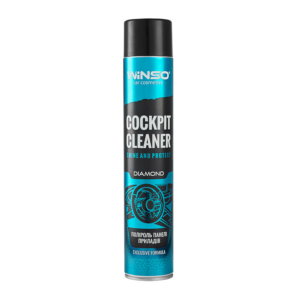 Поліроль для приладової панелі WINSO EXCLUSIVE Cockpit Cleaner 750ml, Diamond (12 шт./ясть), фото 1