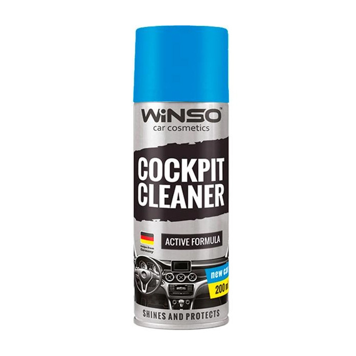 Поліроль для приладової панелі WINSO Cockpit Cleaner 200ml аер. уп. нова машина (24 шт./ясть), фото 1