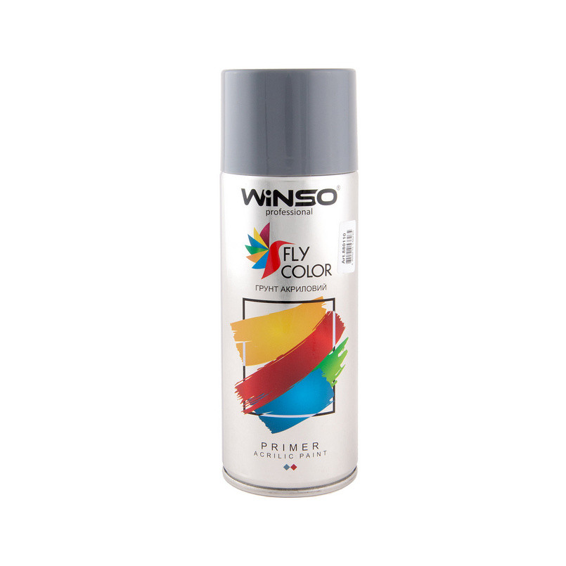 Ґрунтовка акрилова WINSO Spray 450ml., темно-сірий, (SLATE GREY/RAL7015), 12 шт./пач., фото 1