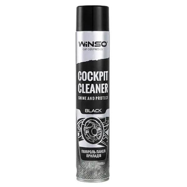 Поліроль для приладової панелі WINSO EXCLUSIVE Cockpit Cleaner 750ml, Black (12 шт./ясть), фото 1