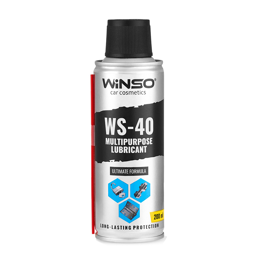!!!! АКЦІЯ (10 шт. + 1 шт.) Мастило багатофункціональне 200 мл.WINSO MULTIPURPOSE LUBRICANT WS-40 (3403 19 80 90), фото 1