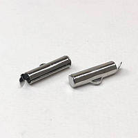 Кінцевик-трубочка слайдер для прикрас 16 мм - сталь