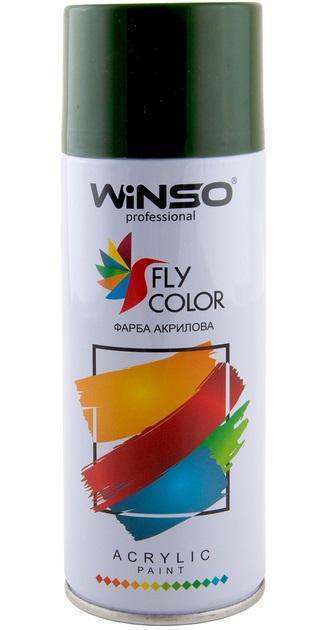 Фарба акрилова,WINSO Spray 450ml.,темно-зелений, (MOSS GREEN/RAL6005), 12 шт./пач., фото 1