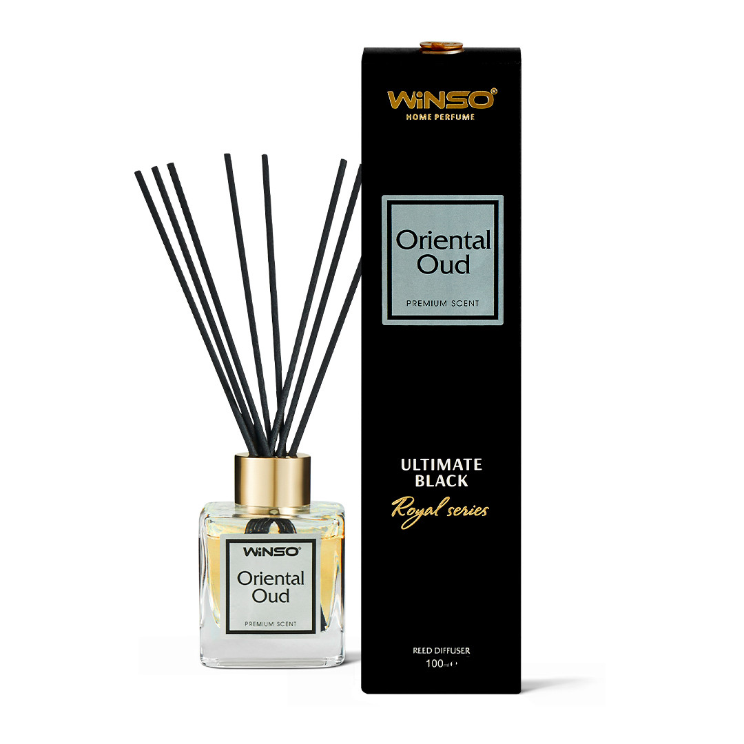 Аромадифузор з паличками ТМ "Winso" серія "Ultimate Black" — Oriental Oud (12 шт./пач.), фото 1