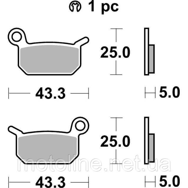 Гальмівні колодки Renthal RC-1 Works Brake Pads, фото 1