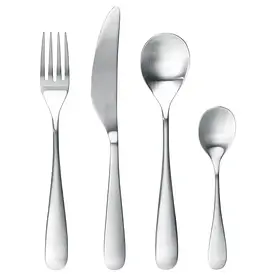 IKEA BEHAGFULL (203.042.32) Набір столових приборів, 24 шт., Нержавіюча сталь