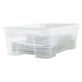 IKEA SAMLA (401.029.78) Коробка прозора