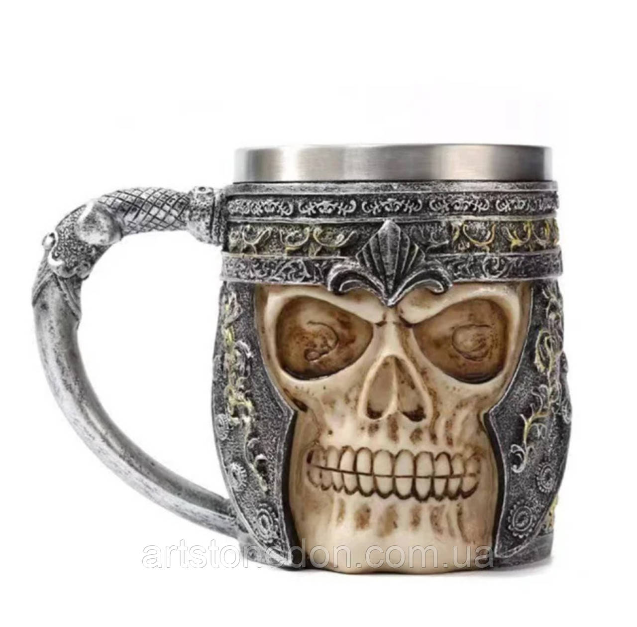 ЗD кухоль Череп воїна, фото 1