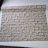 Шпалери вінілові 1,06 × 10,05 м Marburg Loft Superior 1034118, сіро-бежеві, під цеглу для вітальні, спальні, фото 4