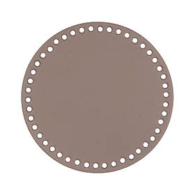Дно для сумки кругле (16 см), колір Кавовий