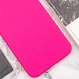 Чохол Silicone Cover Lakshmi Full Camera (AAA) для Google Pixel 7a | Мікрофібра Рожевий / Barbie pink, фото 3