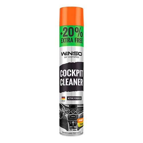 Поліроль для приладової панелі WINSO Cockpit Cleaner 750ml аер. уп. апельсин (12 шт./ясть), фото 1