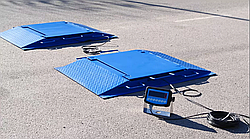 Ваги автомобільні підкладні 20ВП Україна (комплект дві платформи + індикатор)