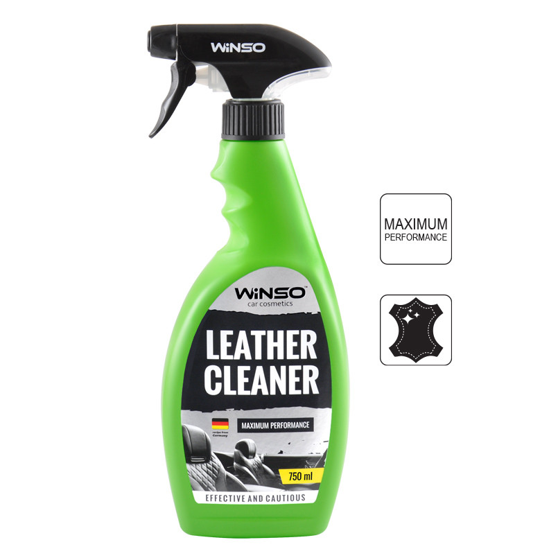 Очисник шкіри 750 мл у тригері. пак. (20шт/ящ) LEATHER CLEANER WINSO, фото 1