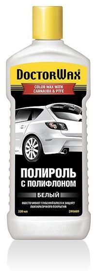Поліроль кольорова з поліфлоном DoctorWax, білий 300 мл (DW8409) (12 шт.), фото 1